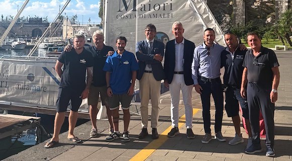 Maiori, il sindaco Capone ringrazia la MiraMare Service: «Il porto è il cuore pulsante della città»