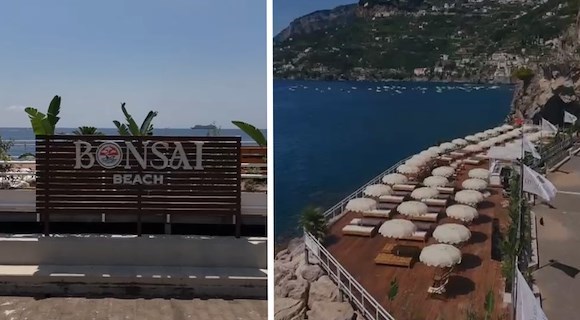 Sul solarium di Maiori nasce “Bonsai BEACH”